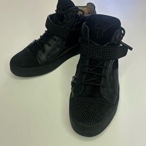 Giuseppe Zanotti | Shoes | Giuseppe Zanotti Mens Size 9 Black Leather...